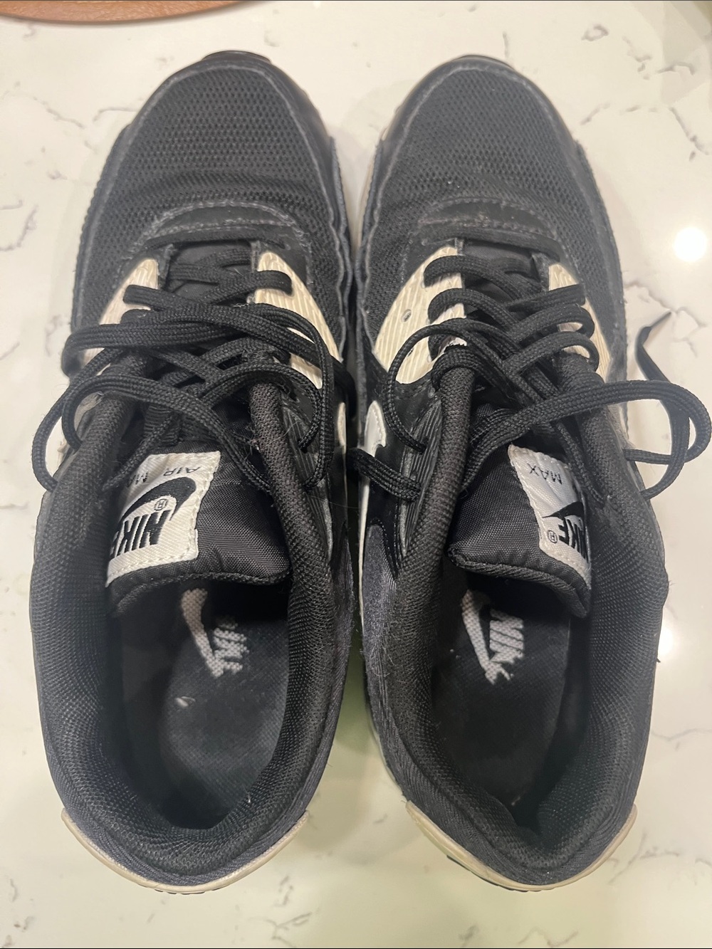 Nike Black and White Air Max Runner Sneakers - Picture 6 of 8